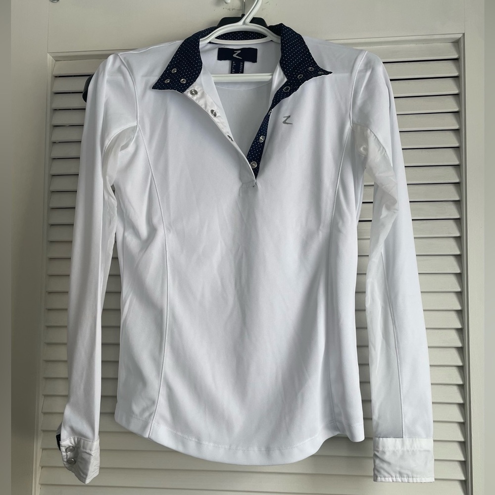 Equestrian long sleeve show shirt